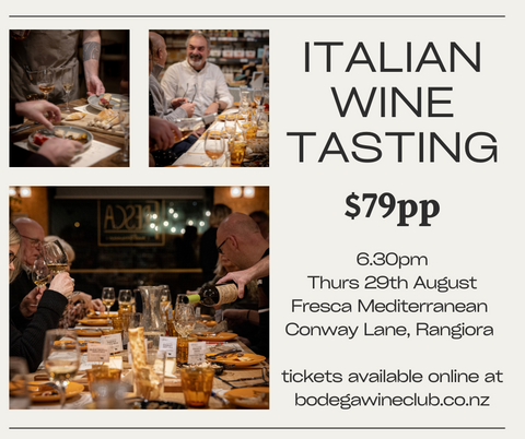 Italian Wine Tasting - SOLD OUT